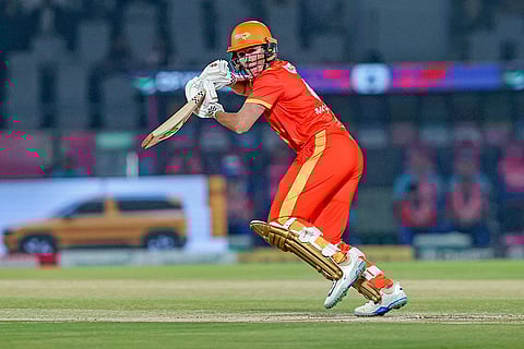 Gujarat Giants' Beth Mooney plays a shot during the Women's Premier League (WPL) 2026 T20 cricket match between Gujarat Giants and Delhi Capitals, at BCA Stadium, in Vadodara, Gujarat.