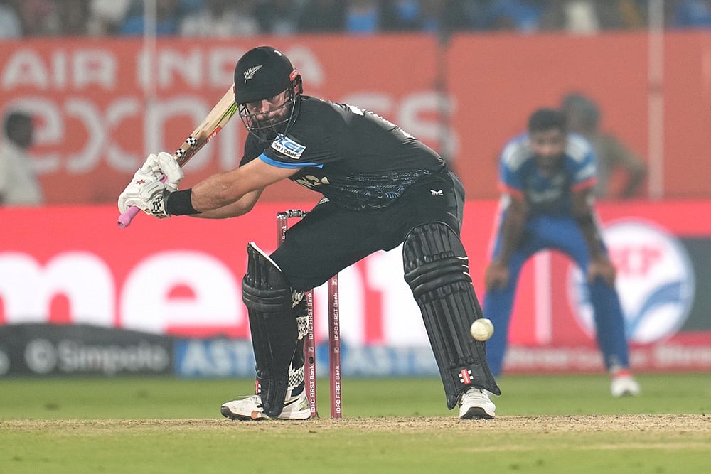 India vs New Zealand 4th T20 cricket match-Daryl Mitchell