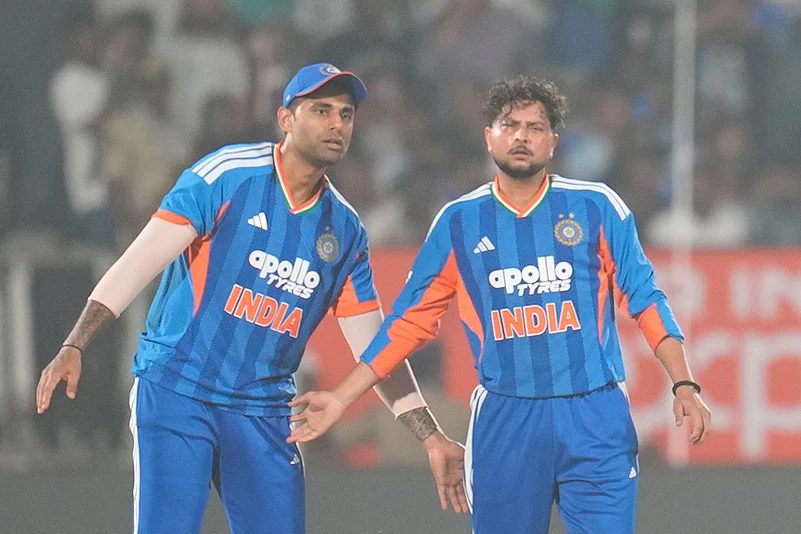 India vs New Zealand 4th T20 cricket match-Kuldeep Yadav