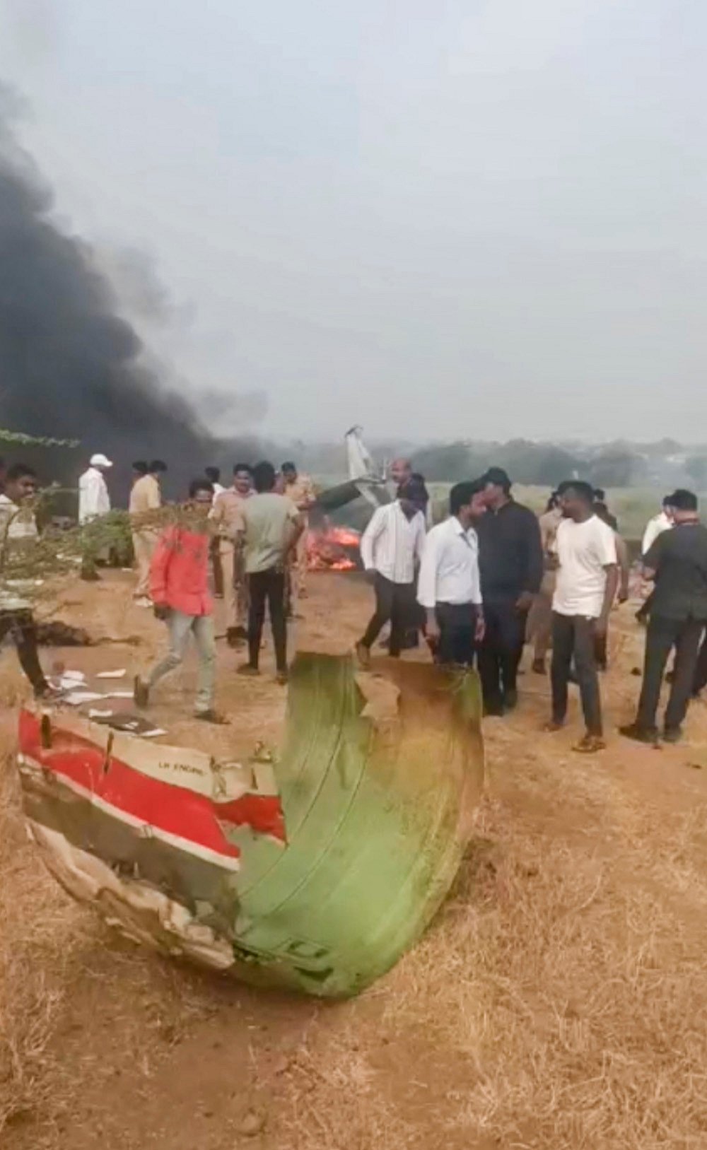 Ajit Pawars plane crashes in Baramati