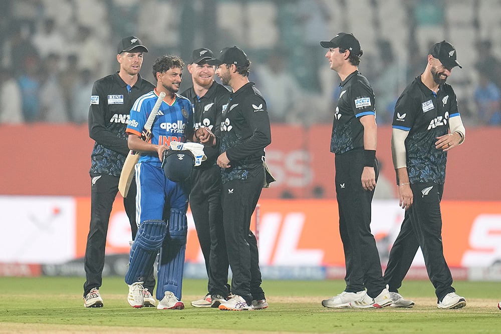 India vs New Zealand 4th T20 cricket match-Kuldeep Yadav