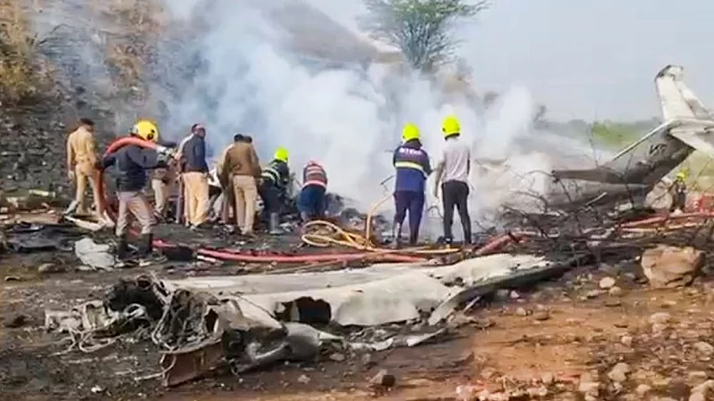 Ajit Pawars plane crashes in Baramati
