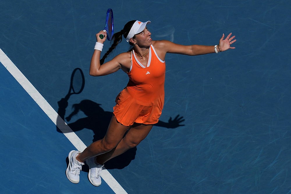 Jessica Pegula vs Amanda Anisimova Australian Open tennis quarterfinal-8