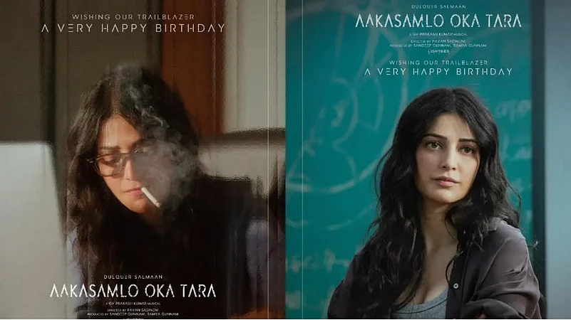 Shruti Haasan Joins Dulquer Salmaan’s Aakasamlo Oka Tara