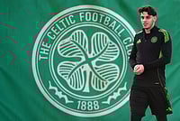 | Photo: AP/Andrew Milligan : Celtic's Paulo Bernardo arrives for a training session in Lennoxtown, Scotland, Wednesday Jan. 28, 2026, one day ahead of their Europa League soccer match against Utrecht.