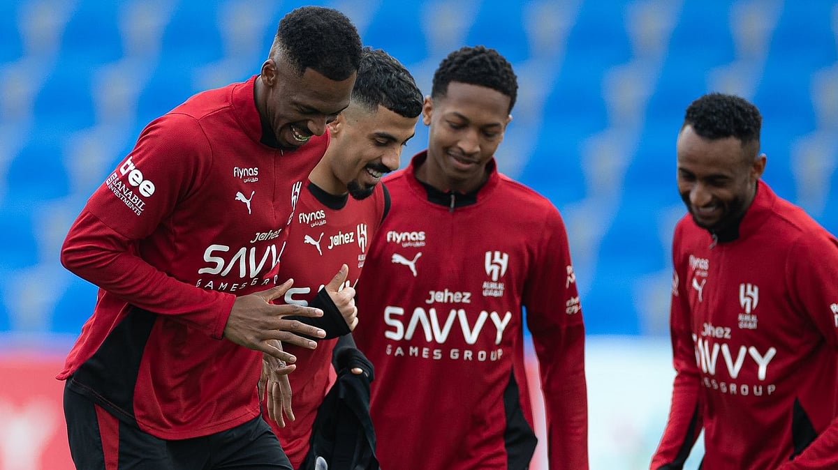 Al-Hilal players in training ahead of the Saudi Pro League match against Al-Qadisiyah. - | Photo: X/Alhilal_EN