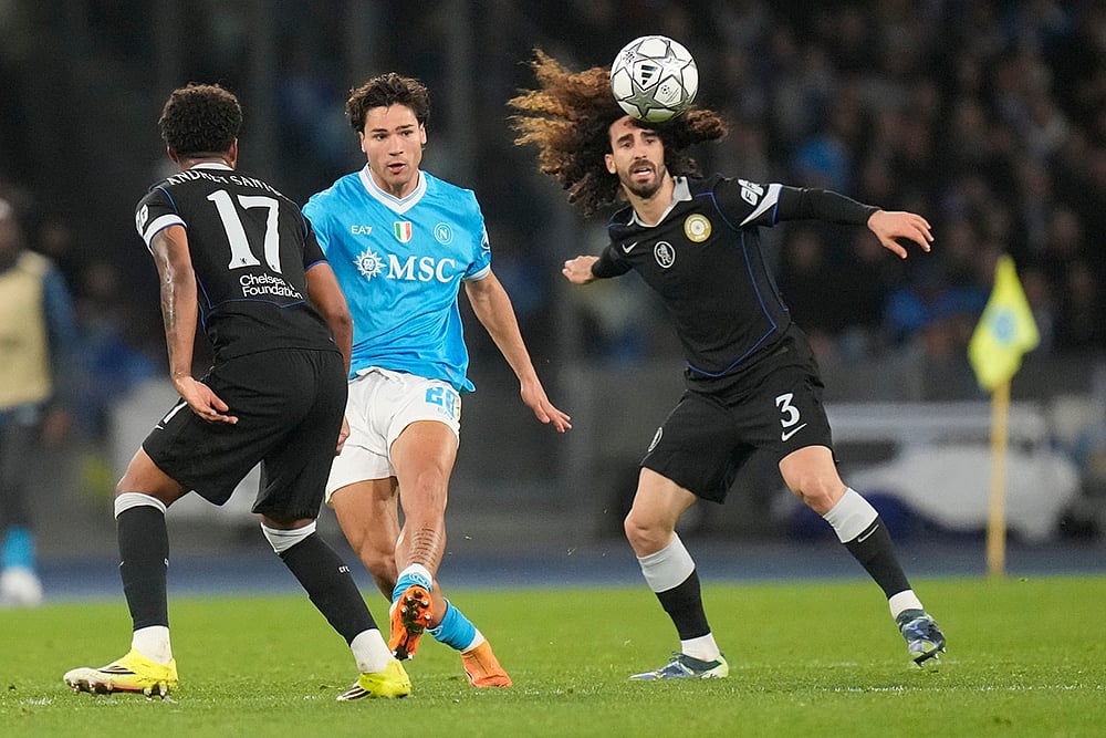 Napoli vs Chelsea Champions League Soccer-Marc Cucurella