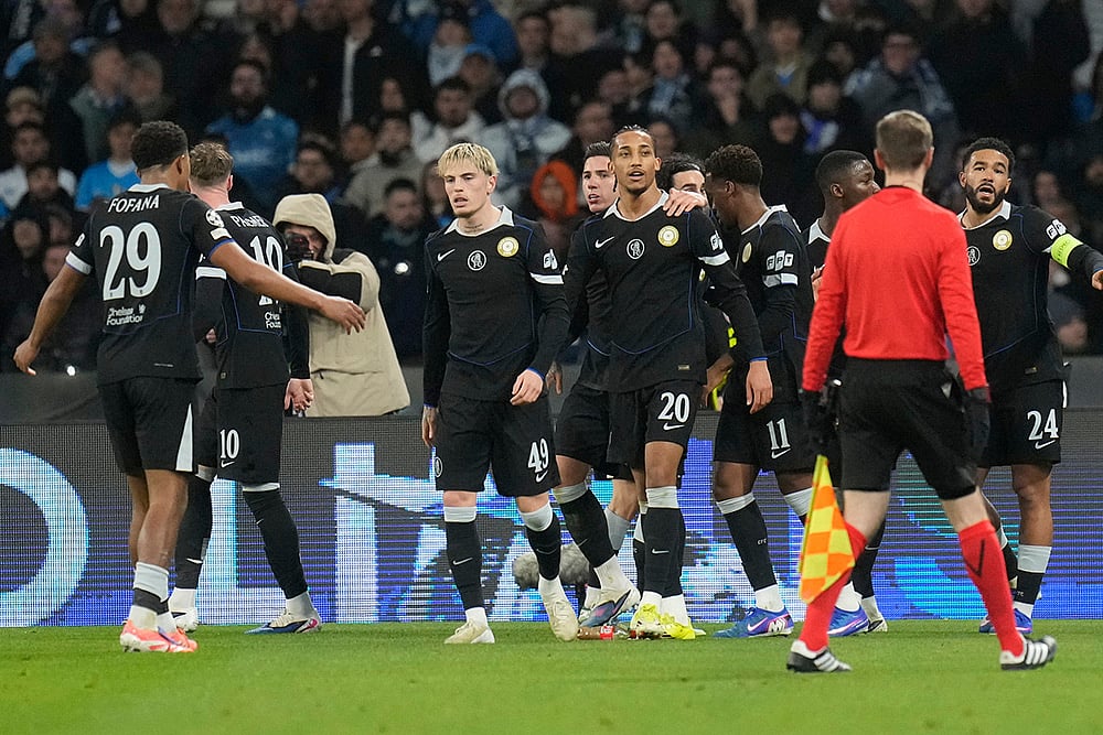 Napoli vs Chelsea Champions League Soccer-Joao Pedro