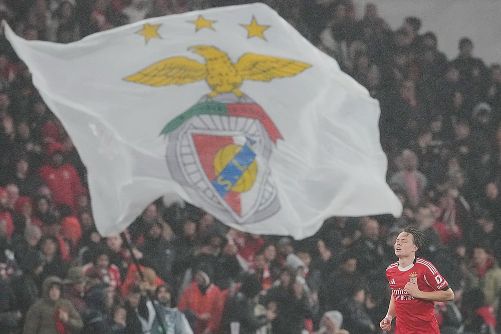 Benfica vs Real Madrid Champions League Soccer-Andreas Schjelderup