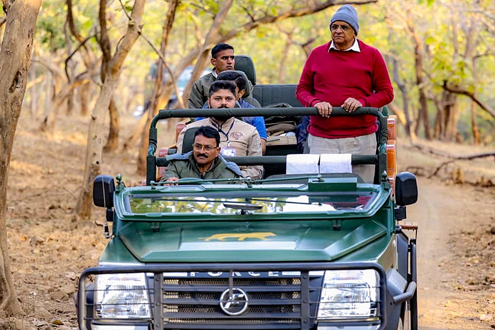 Bhupendra Patel visits Gir National Park