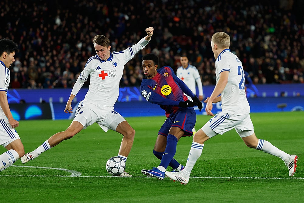 Barcelona vs Copenhagen Champions League Soccer-William Clem