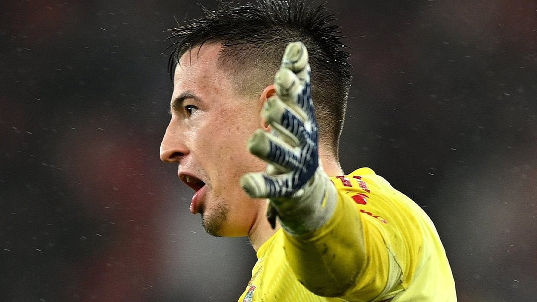 Anatoliy Trubin scored a last-gasp goal to get Benfica through to the last 16 of the UEFA Champions League 2025-26 in matchday 8 against Real Madrid. - X/UEFA Champions League 2025-26