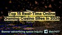 Top 15 Real-Time Online Gaming Casino Sites In 2026