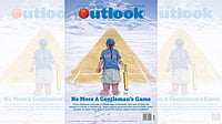 Cricket, Not A Gentlemen’s Game Anymore Cover of Outlook's February 11 Issue : No More A Gentleman's Game