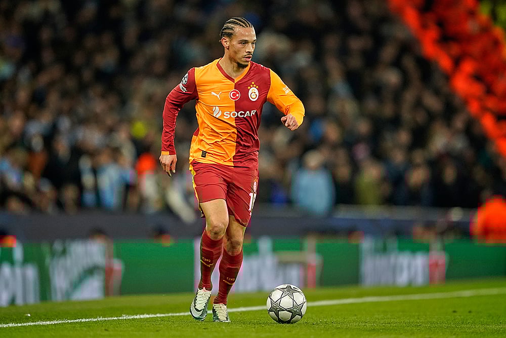 Manchester City vs Galatasaray Champions League Soccer-Leroy Sane