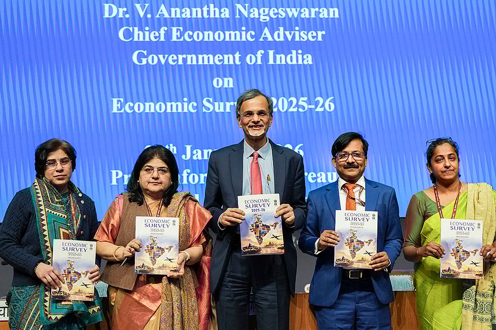 Economic Survey 2025-26 press conference Chief Economic Advisor V Anantha Nageswaran
