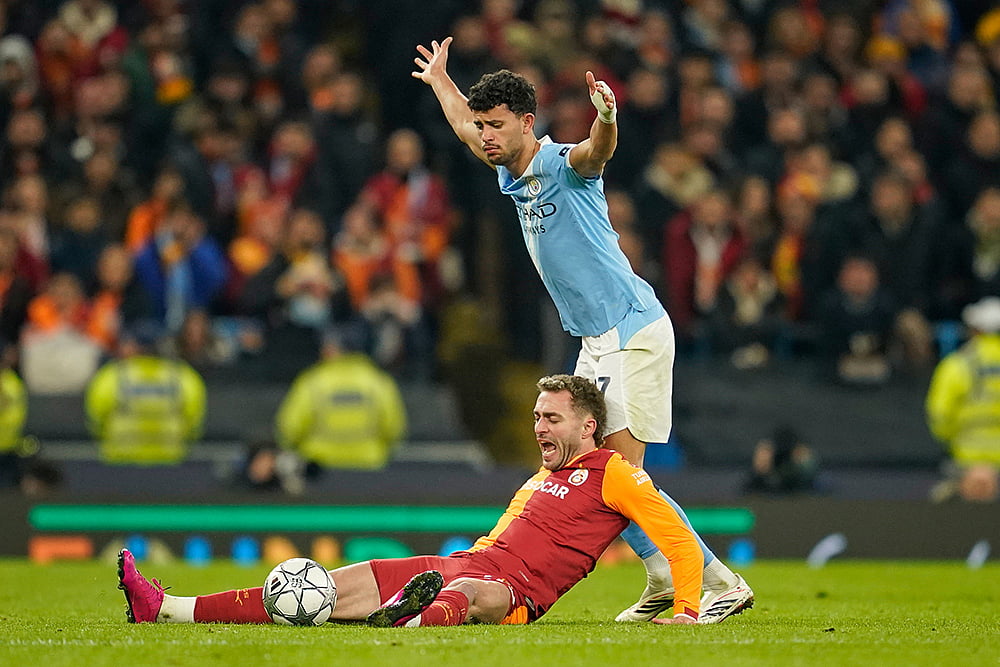 Manchester City vs Galatasaray Champions League Soccer-Matheus Nunes