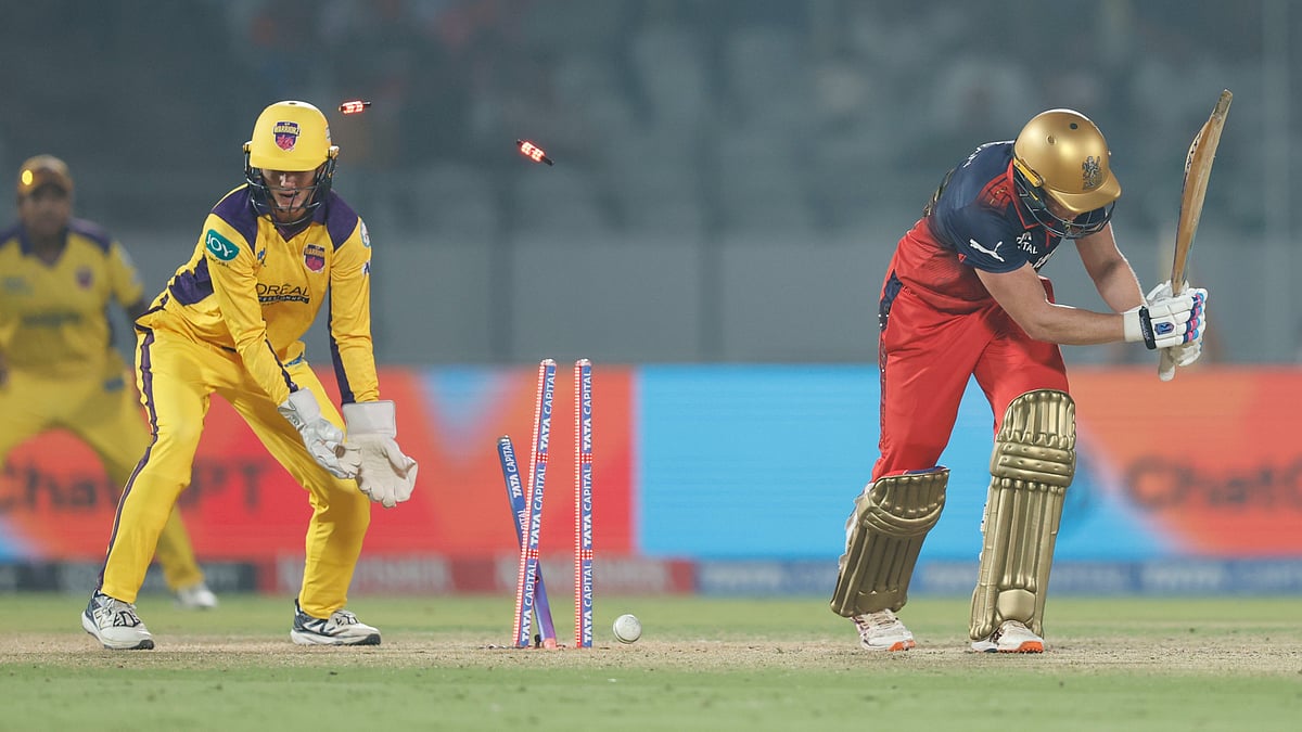 RCB took on UPW in the Women's Premier League encounter. - X/wplt20