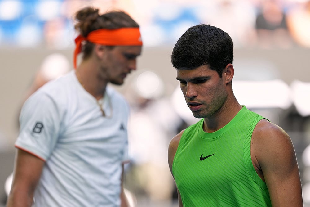 Carlos Alcaraz Vs Alexander Zverev Australian Open 2026 Semifinal-9