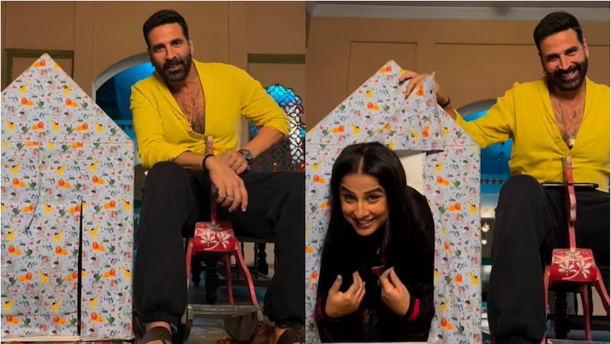 Akshay Kumar and Vidya Balan 