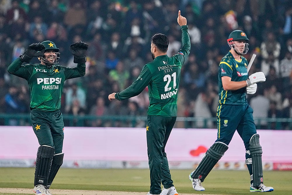 Pakistan Vs Australia 1st T20I Cricket-Mohammad Nawaz