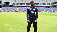 | Photo: X/usacricket : File photo of USA cricket captain Monank Patel.