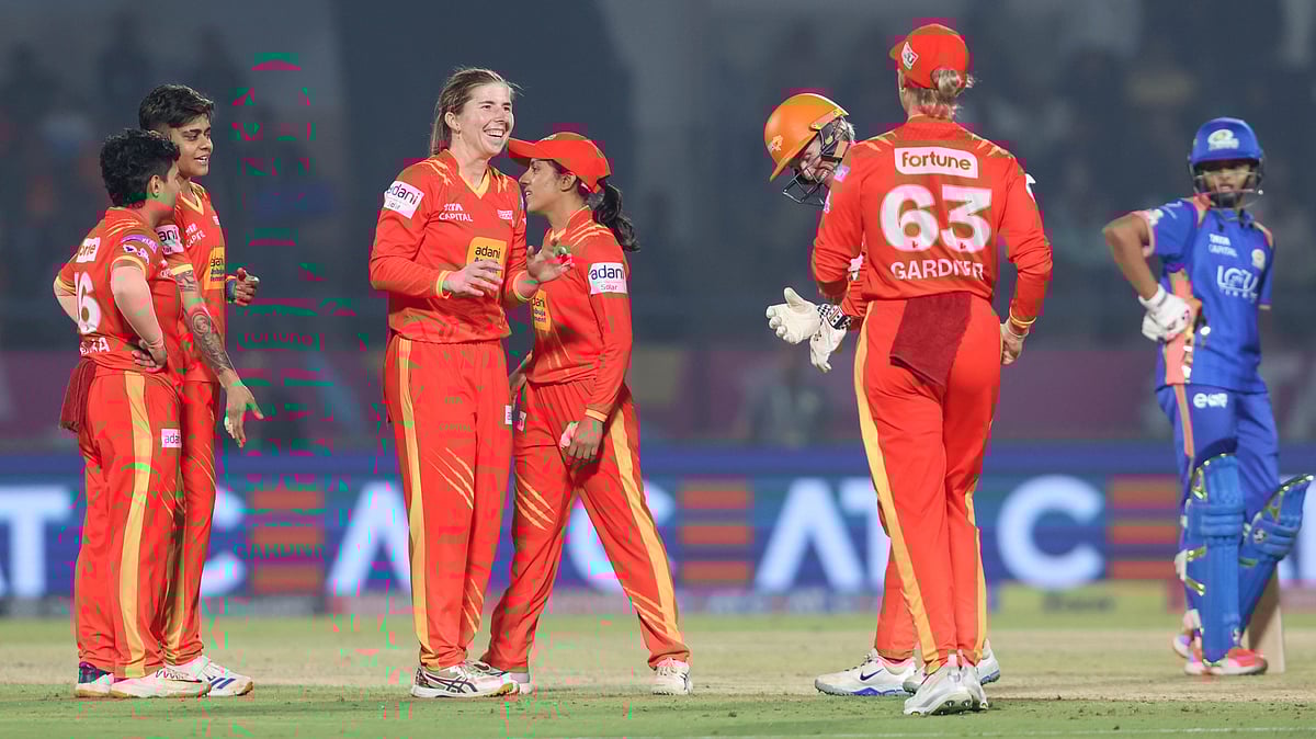 Gujarat Giants beat Mumbai Indians by 11 runs in the penultimate league match of WPL 2026 on January 30, 2026. - X/Women's Premier League