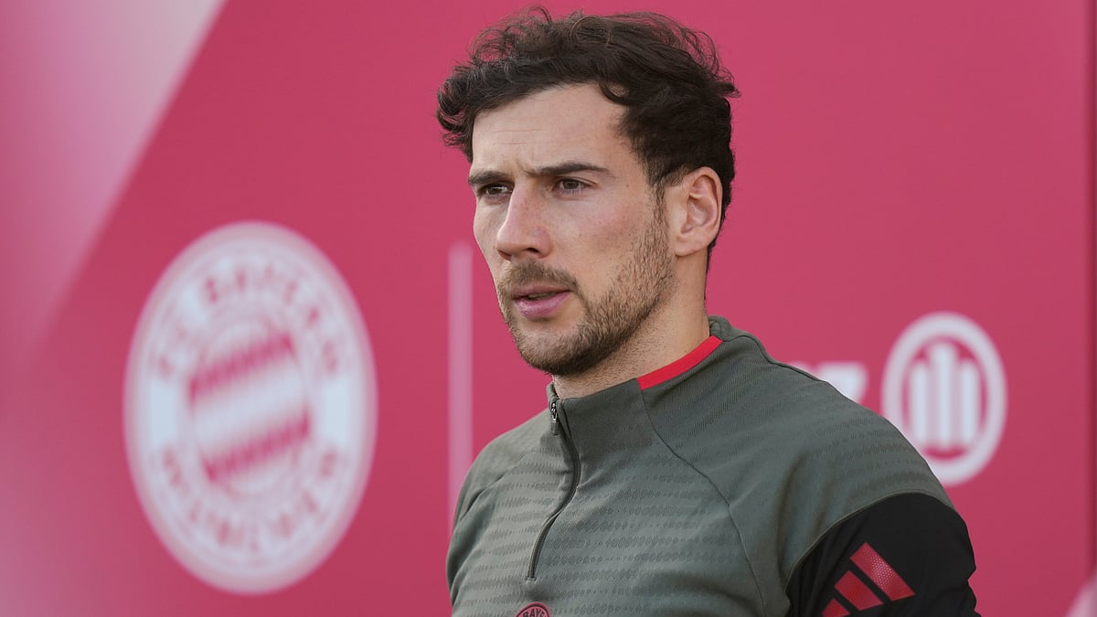 Bayern's Leon Goretzka arrives for a training session in Munich, Germany, Tuesday, Jan. 27, 2026, ahead of the Champions League opening phase soccer match between PSV Eindhoven and FC Bayern. - | Photo: AP/Matthias Schrader
