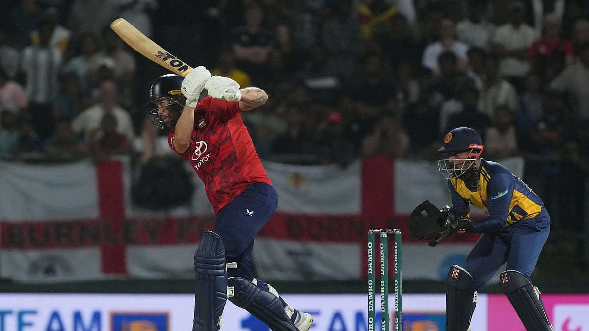 Phil Salt in action against Sri Lanka in 1st T20I  - englandcricket/X