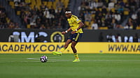 Al Kholood Vs Al-Nassr LIVE Score, Saudi Pro League: Cristiano Ronaldo And Co Look To Extend Winning Run | Photo: X/AlNassrFC_EN : Al-Nassr's Mohamed Simakan during the Saudi Pro League match against Al-Taawoun on January 27, 2026.