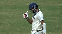 Ranji Trophy Highlights, Round 7 Day 2: Brar Scalps 4-Wicket Haul; Desai, Chandela Score Maiden Double Centuries @BCCIdomestic : Kunal Chandela in action in Ranji Trophy