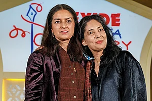 | Photo: PTI : Literary Legacies: Authors Jhumpa Lahiri and Kiran Desai at the Exide Kolkata Literary Meet on January 16, 2026