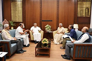 IMAGO : Kerala Chief Minister Pinarayi Vijayan calls on Union Minister of Finance Nirmala Sitharaman, in New Delhi. State–Union financial relations have always been politically fraught, rooted in a long-standing resistance to the Union government’s centralising tendencies.