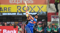X/BCCI : Ishan Kishan slammed a 38-ball 50 in the 5th T20I against New Zealand in Thiruvananthapuram.