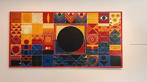 | Mrinalini Dhyani : An artwork titled 'Surya Namaskar' by Ai Weiwei displayed at his first solo exhibition in India, at the Nature Morte gallery in New Delhi.