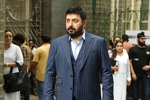 A still from ‘Gandhi Talks’ (2026)