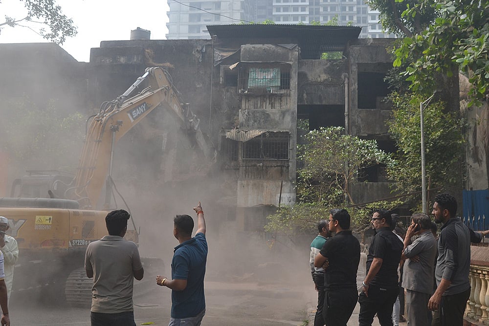 Demolition in Navi Mumbai