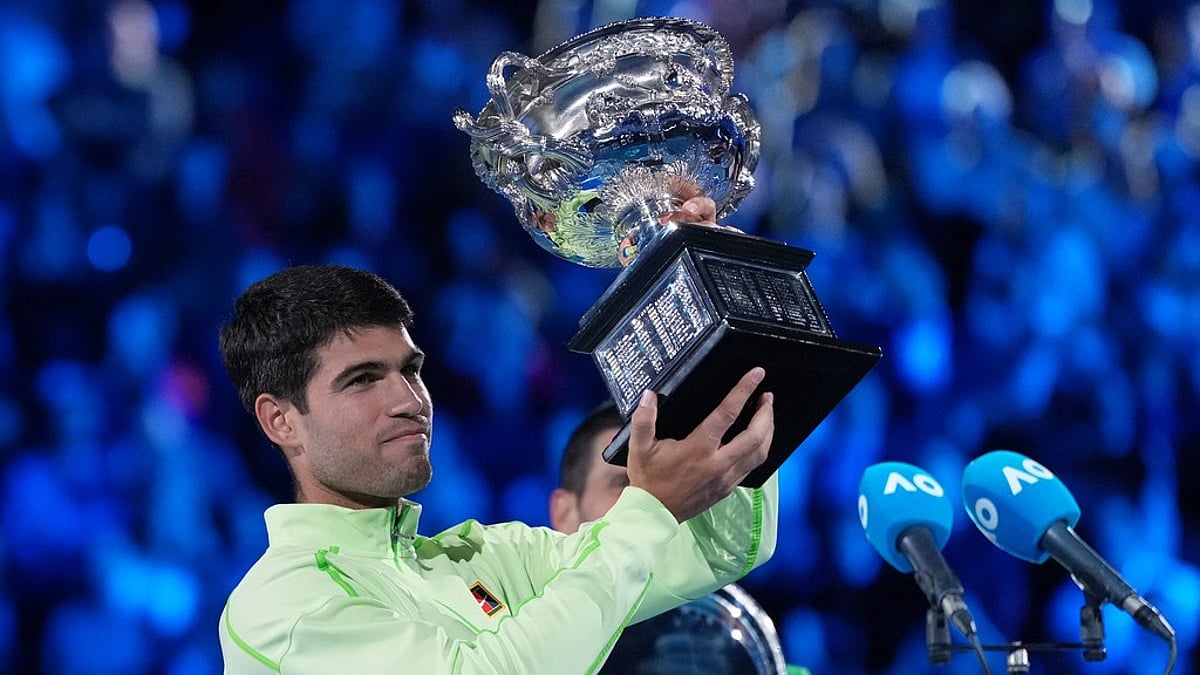 Carlos Alcaraz Vs Novak Djokovic highlights Australian Open 2026 Final