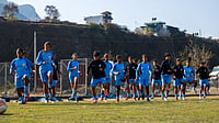 India Vs Bangladesh Preview, SAFF U19 Women’s Championship 2026: Conti’s Side Eye Final Spot In Pokhara | Photo: AIFF : The India U17 women's football team in training ahead of the SAFF U19 Women's Championship match against Bangladesh U17 on February 2, 2026.