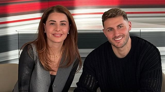 Rafael Pimenta with Mexican footballer Santiago Gimenez - rafaelavitalepimenta/Instagram