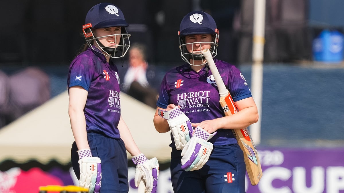 Scotland women's cricketers in action during the ICC Women's T20 World Cup match against Scotland on January 30, 2026. - | Photo: X/CricketScotland