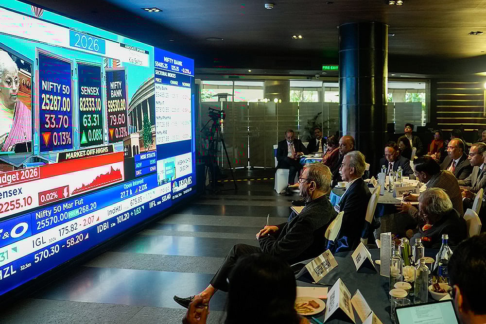 CII members watch Budget presentation