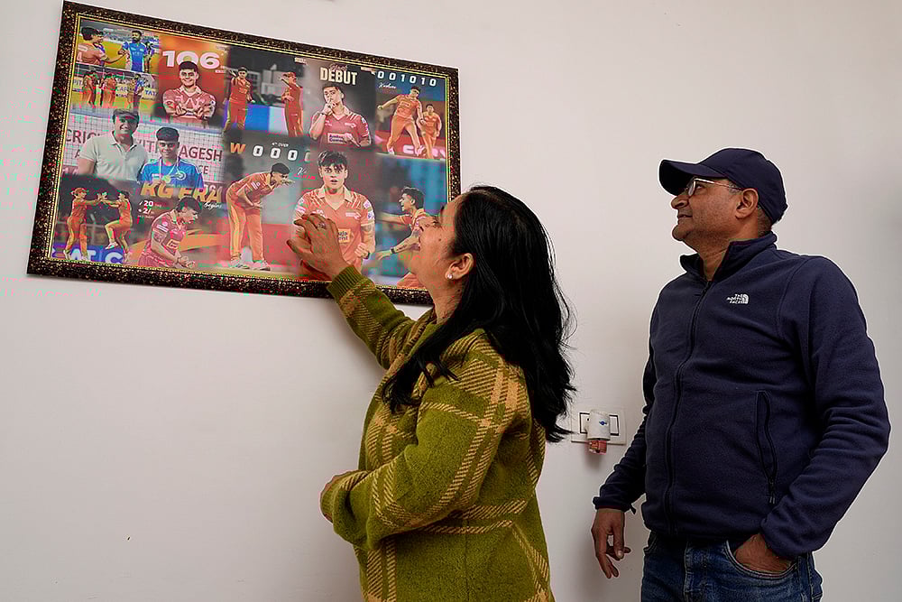 Seema Sharma and Sudesh Kumar, parents of Kashvee Gautam