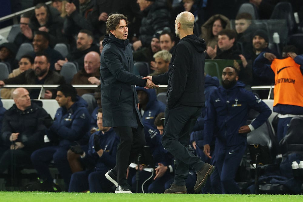 Tottenham Hotspur Vs Manchester City Premier League soccer match-Thomas Frank