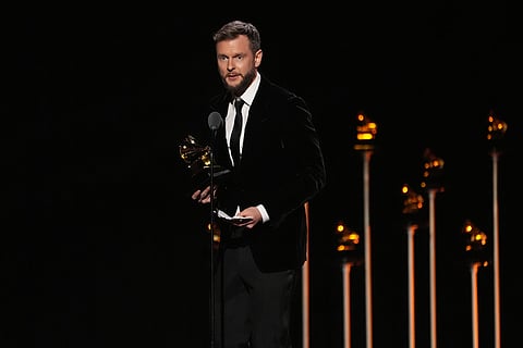 Cirkut accepts the award for producer of the year, non‑classical during the 68th annual Grammy Awards in Los Angeles. 
