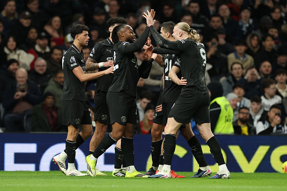 Tottenham Hotspur Vs Manchester City Premier League soccer match-Antoine Semenyo