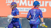 India At ICC T20 World Cup 2026: Know Your Opponents – Namibia | Photo: X/CricketNamibia1 : Namibia in action against Afghanistan on October 4, 2025.
