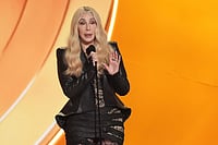 Grammys 2026: Cher Wins Lifetime Achievement Award, Says 'Never Give Up On Your Dreams' (AP Photo/Chris Pizzello) : Cher accepts the lifetime achievement award during the 68th annual Grammy Awards on Sunday, Feb. 1, 2026, in Los Angeles.