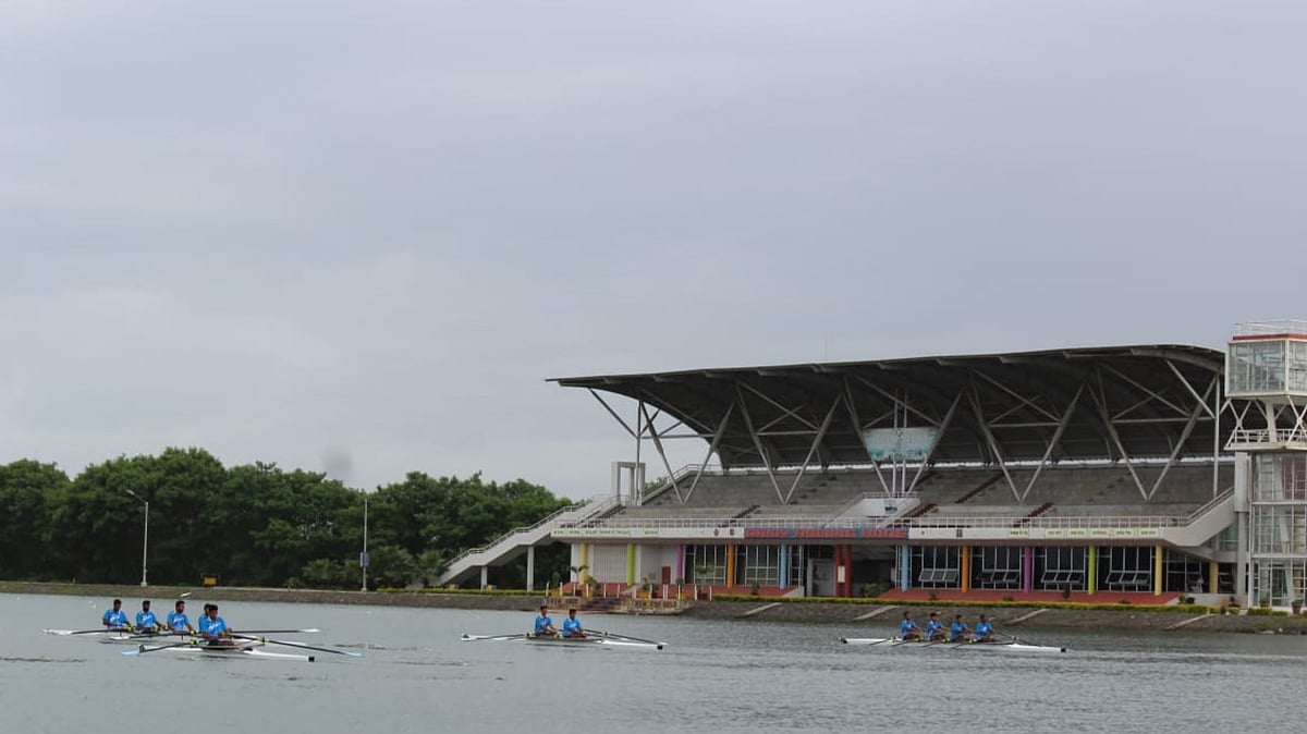 The Army Rowing Node is the only rowing facility in India capable of hosting international rowing competitions. - X/Indian Army Sports and Adventure
