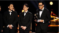 Grammy Awards 2026: Dalai Lama’s First Win, K-pop Breakthrough And Spielberg’s Historic EGOT Instagram : Yu Han Lee, Hee Dong Nam, and Jeong Hoon Seo accept Best Song Written for Visual Media